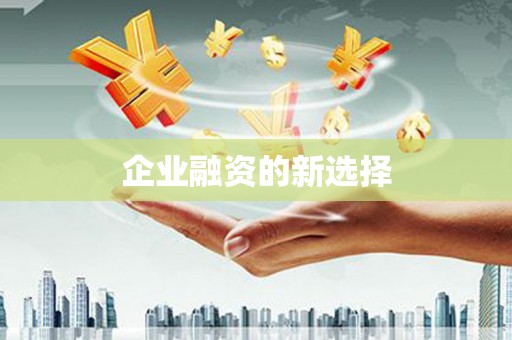 桂林企业融资的新选择
