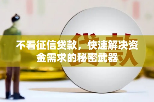 桂林不看征信贷款，快速解决资金需求的秘密武器