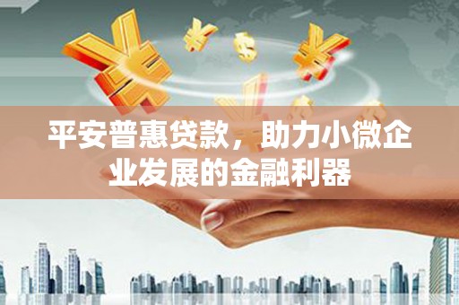 桂林平安普惠贷款，助力小微企业发展的金融利器