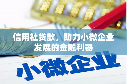 桂林信用社贷款，助力小微企业发展的金融利器