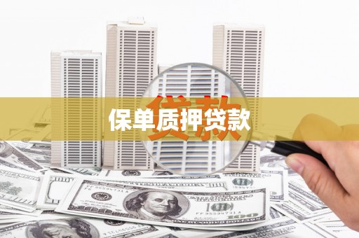 桂林保单质押贷款
